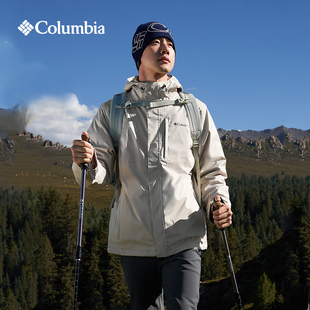 Columbia哥伦比亚秋冬新款 男银点三合一鹅绒内胆防水冲锋衣XE3821