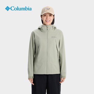 Columbia哥伦比亚春夏新款女士户外运动防水休闲舒适冲锋衣WR6318
