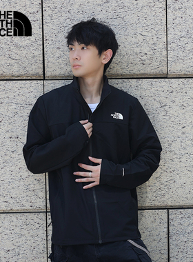 TheNorthFace北面软壳衣男秋冬新款户外防泼水可ZIP内胆外套8GK4