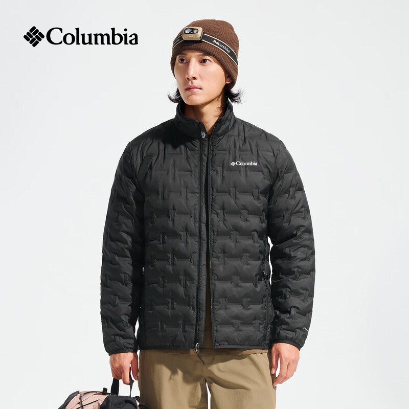 Columbia哥伦比亚羽绒服26秋冬男士650蓬银点热能保暖外套WE8412