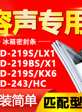 适用容声冰箱BCD219S/LX1 219BS/X1 219S/KX6 243/HC门密封条胶条