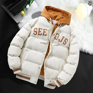 美式复古刺绣棉服男女冬季新款潮牌加厚棉衣情侣高级感面包服外套