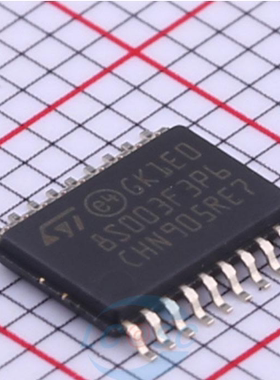 原装正品STM8S003F3P6TR TSSOP-20 16MHz/8KB闪存/8位微控制器MCU
