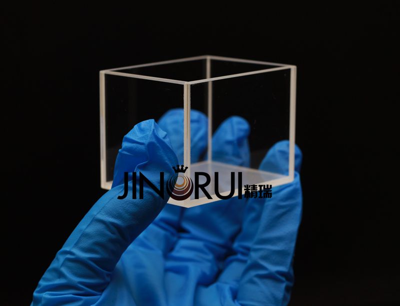 精瑞光学石英比色皿方缸紫外实验室玻璃器皿JGS1分光光度计比色皿