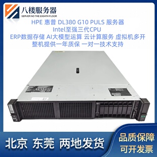 HP惠普DL380 G10 PULS 380G10服务器机架式1U刀片式ERP数据存储