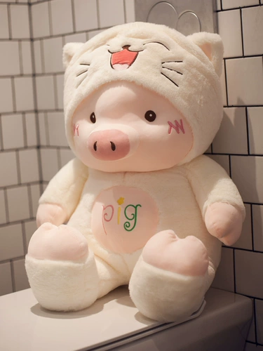 Плюшевая тряпичная кукла, игрушка, милая подушка для сна, популярно в интернете, свинья