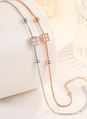 唯华小蛮腰手链 女抖音网红小众设计ins手饰气质森系手饰七夕礼物