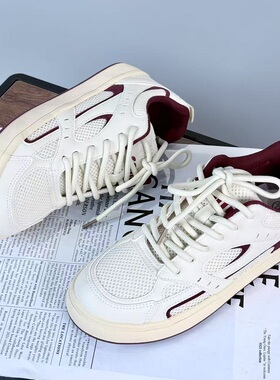 网面透气帆布学生2025年春季新款小众设计感德训鞋百搭男运动休闲