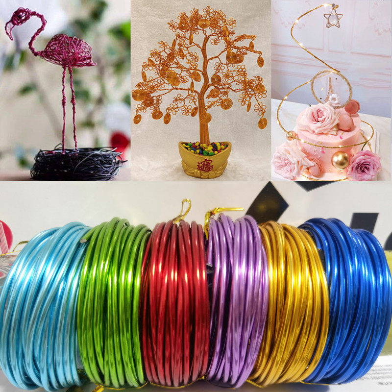 1-3mm彩色铝线软铁丝创意铝丝编织工艺品造型线定型线手工diy材料,鲜花速递/花卉仿真/绿植园艺,花艺材料,淘宝优惠券,粉丝福利购,淘宝优惠卷