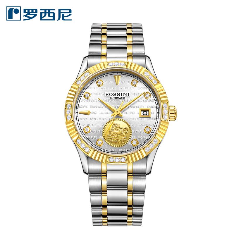 专柜同款罗西尼貔貅金表正品男士机械手表男8705T1