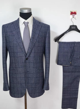 蓝豹/lampo套装西服 bespoke系列秋冬厚款商务时尚羊毛 180 100B