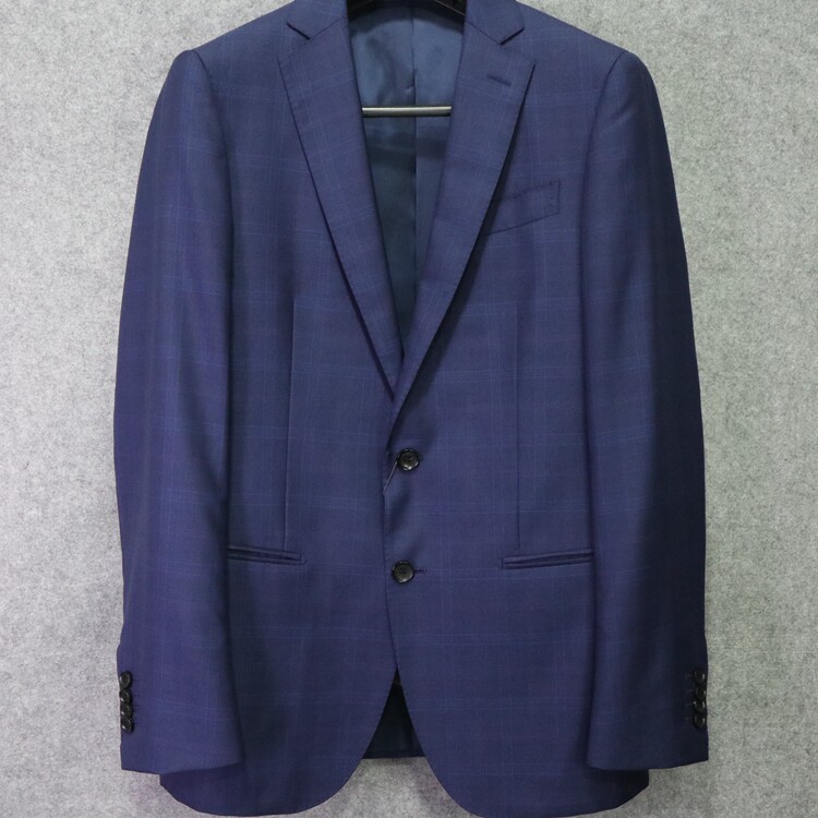 蓝豹/男士bespoke系列西服 春秋超修身 85%羊毛15%丝 175 96Y
