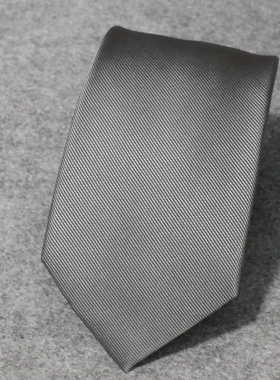 蓝豹/男士灰色商务款领带  桑蚕丝面料 145*8*4.5cm