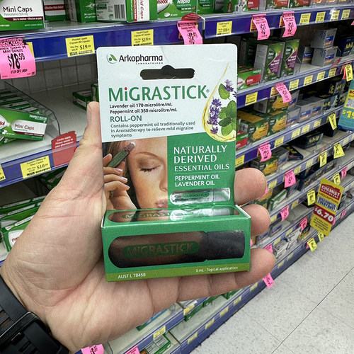 澳洲直邮Migrastick滚珠精油薰衣草油