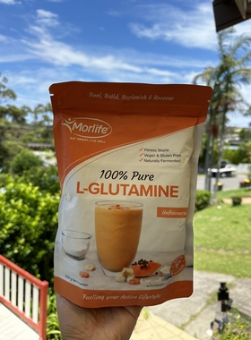 澳洲直邮Morlife L-谷氨酰胺L-Glutamine氨基酸500g
