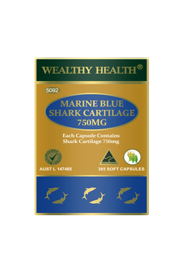 澳洲直邮Wealthy Health富康蓝鲨鱼软骨素胶囊365粒
