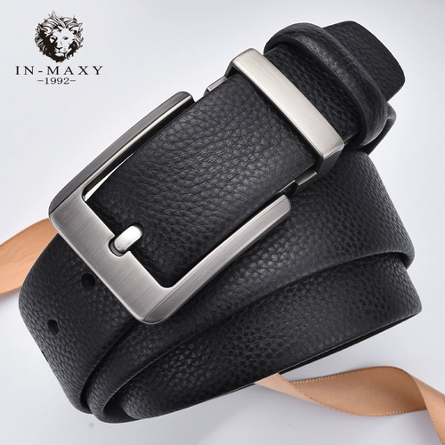 Мужской кожаный универсальный ремень, штаны для отдыха, джинсы, из натуральной кожи, воловья кожа