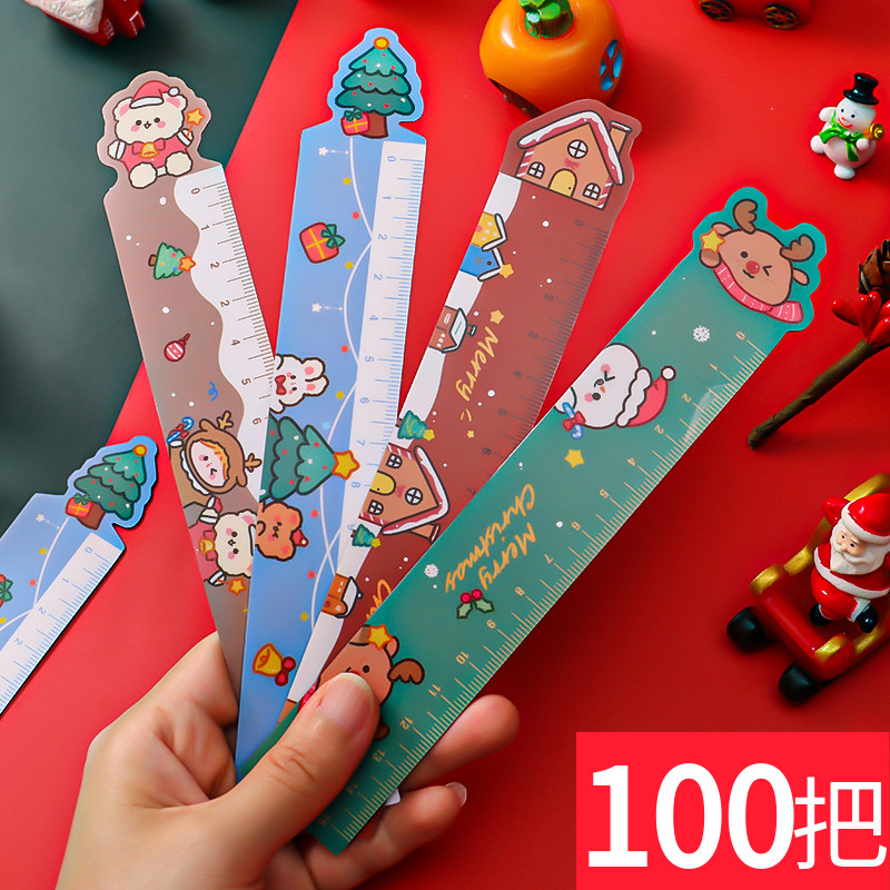 圣诞磁性软尺可弯曲直尺实用礼品