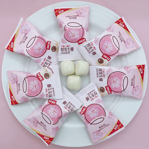 好邻居厚乳生椰拿铁可可夹心椰汁糖0香精色素结婚喜糖年货糖果