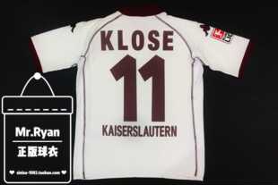 03-04 凯泽斯劳滕 主场/客场球衣 11号 克洛泽 球员版