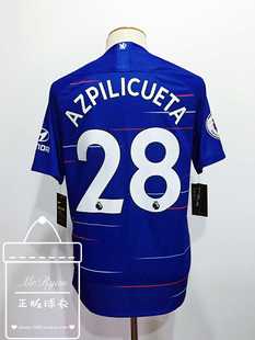 18-19 切尔西 主场球衣 28号 阿兹皮利奎塔/10号 阿扎尔 代购