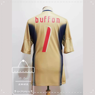 2006 世界杯 06-07 意大利 门将服 1号 布冯 决赛版 连臂章