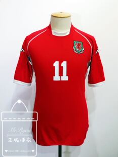 【现货】2004 欧预赛 02-04 威尔士 主场球衣 11号 吉格斯 球员版