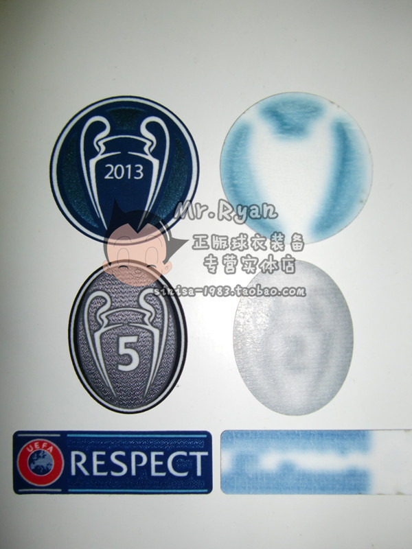 欧冠冠军臂章五冠章公平章