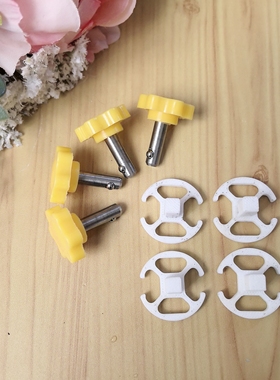 重型及四槽滑杆式M绷适用带弹簧插销带白色堵头仅适合自家绣绷用