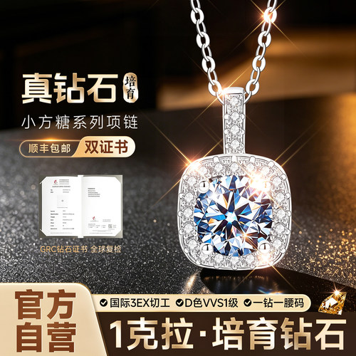 【自营】1克拉钻石补贴价项链