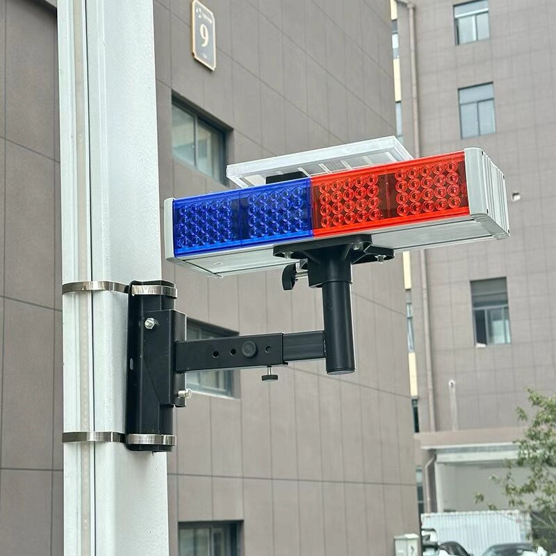 爆闪灯三角支架墙臂式支架侧边杆图片