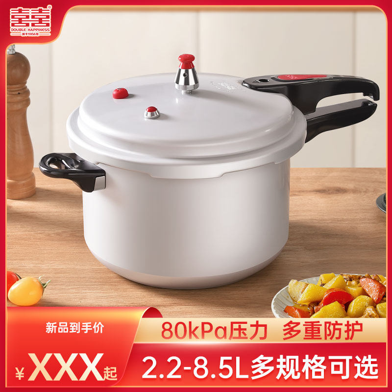 双喜华云高压锅家用燃气电磁炉通用迷你防爆压力锅大容量高压锅DD