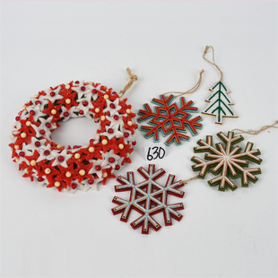 圣诞节装饰用品闪粉雪花鸟笼五角星创意吊饰挂件商场橱窗场景布置
