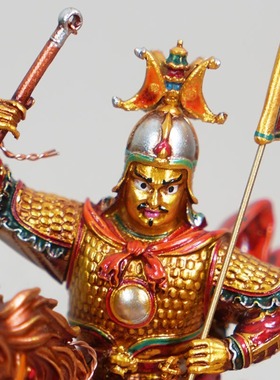 5寸格萨尔王佛像树脂彩绘