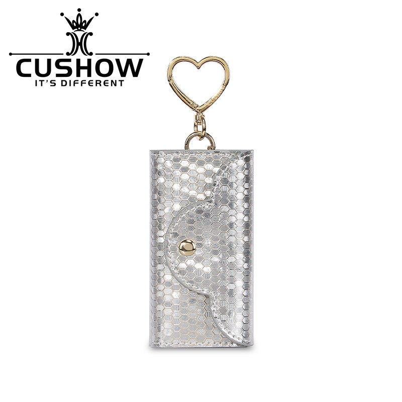 卡秀小众印花牛皮钥匙包2026新款真皮大容量多用卡包汽车钥匙挂扣