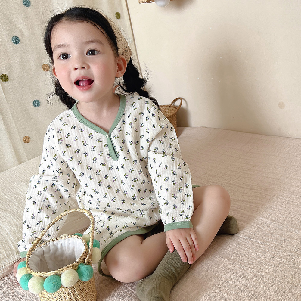 儿童睡裙长袖纯棉秋季宝宝睡袍