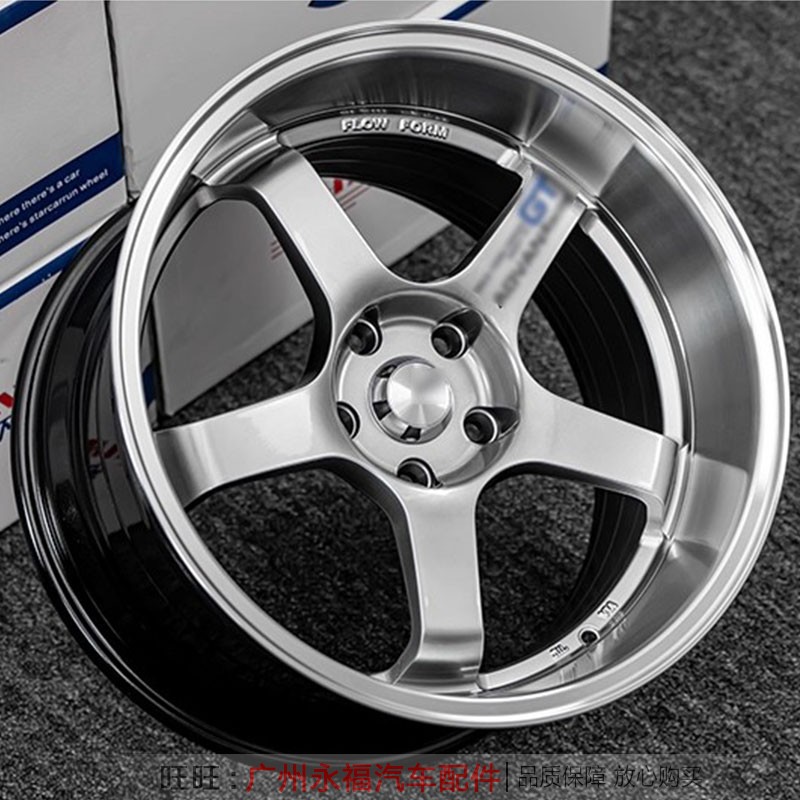 15 16 17 18寸抛边gt轮毂改装适用奥迪A6L思域英诗派雅阁大众型格