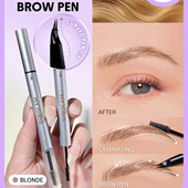 sheglam新品 双头眉笔眉胶双线条自然发际线二合一野生眉毛流感