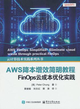 正版图书AWS降本增效简明教程：FinOps云成本优化实践（美）Peter Chung（彼得.钟）电子工业出版社数据库纸质书籍