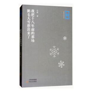 正版图书我把十八年前的那场鹅毛大雪想出来了吕新北岳文艺出版社有限责任公司教材纸质书籍