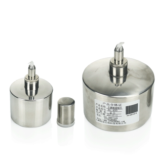 悦成实验室全不锈钢金属便携酒精灯400ml实验防泄漏家用 玻璃酒精灯不锈钢200ml