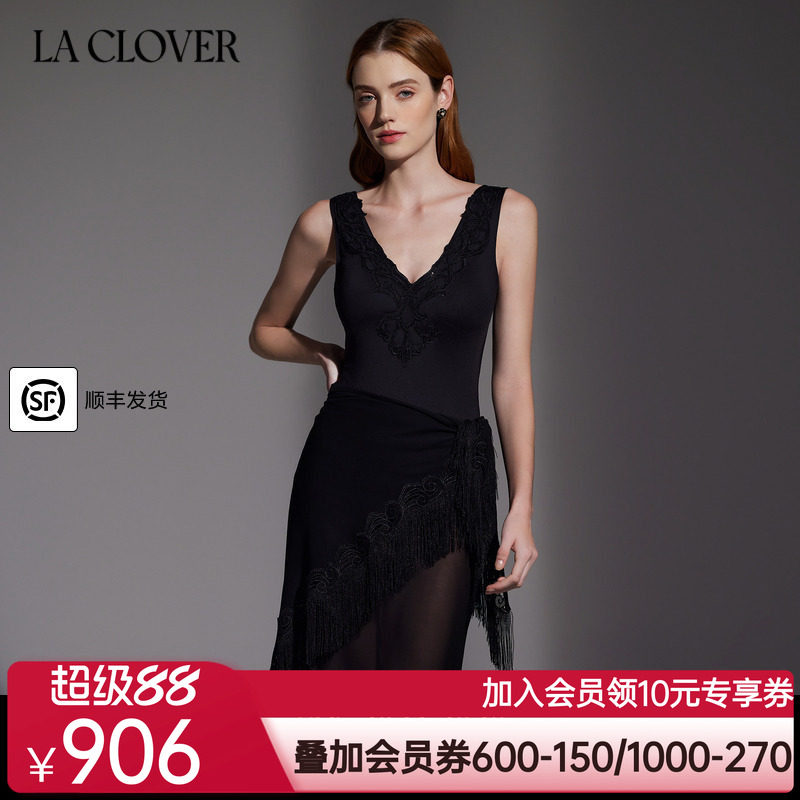 兰卡文海岛漫游系列连体泳衣V领性感LC68XP1