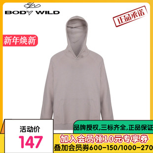 BODY 卫衣ZBN41UK2A WILD基础家居带帽长袖