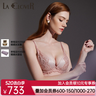 兰卡文仙羽之境2系列3/4模杯文胸内衣性感蕾丝LC11WP1