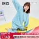 爱美丽IMIS睡衣女秋冬加厚珊瑚绒菱纹套头分身家居套装 IM46BER1