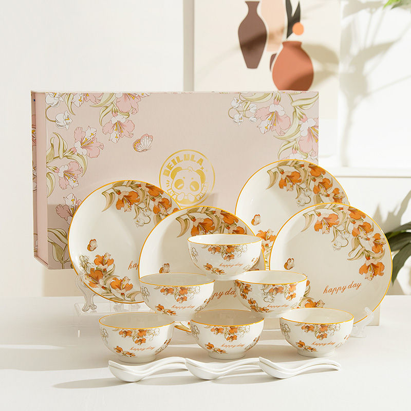 轻奢ins风陶瓷餐具礼品