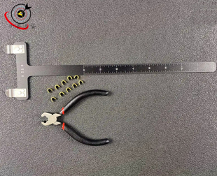 弓弦铜扣钳子调弓T尺定位卡扣工具高质量国产定位扣射箭弓箭 通用