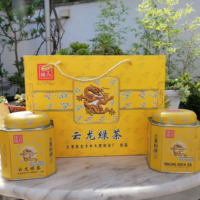 云南新绿茶大栗树特级螺云龙桶装