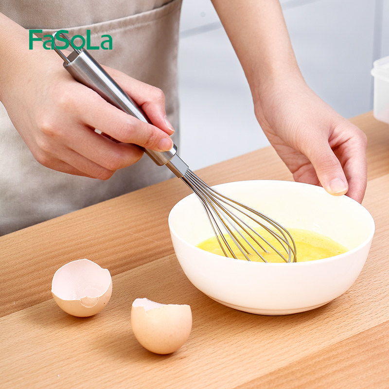 日本鸡蛋打蛋器不锈钢厨房手动奶油迷你搅拌器手持烘培蛋糕搅拌棒