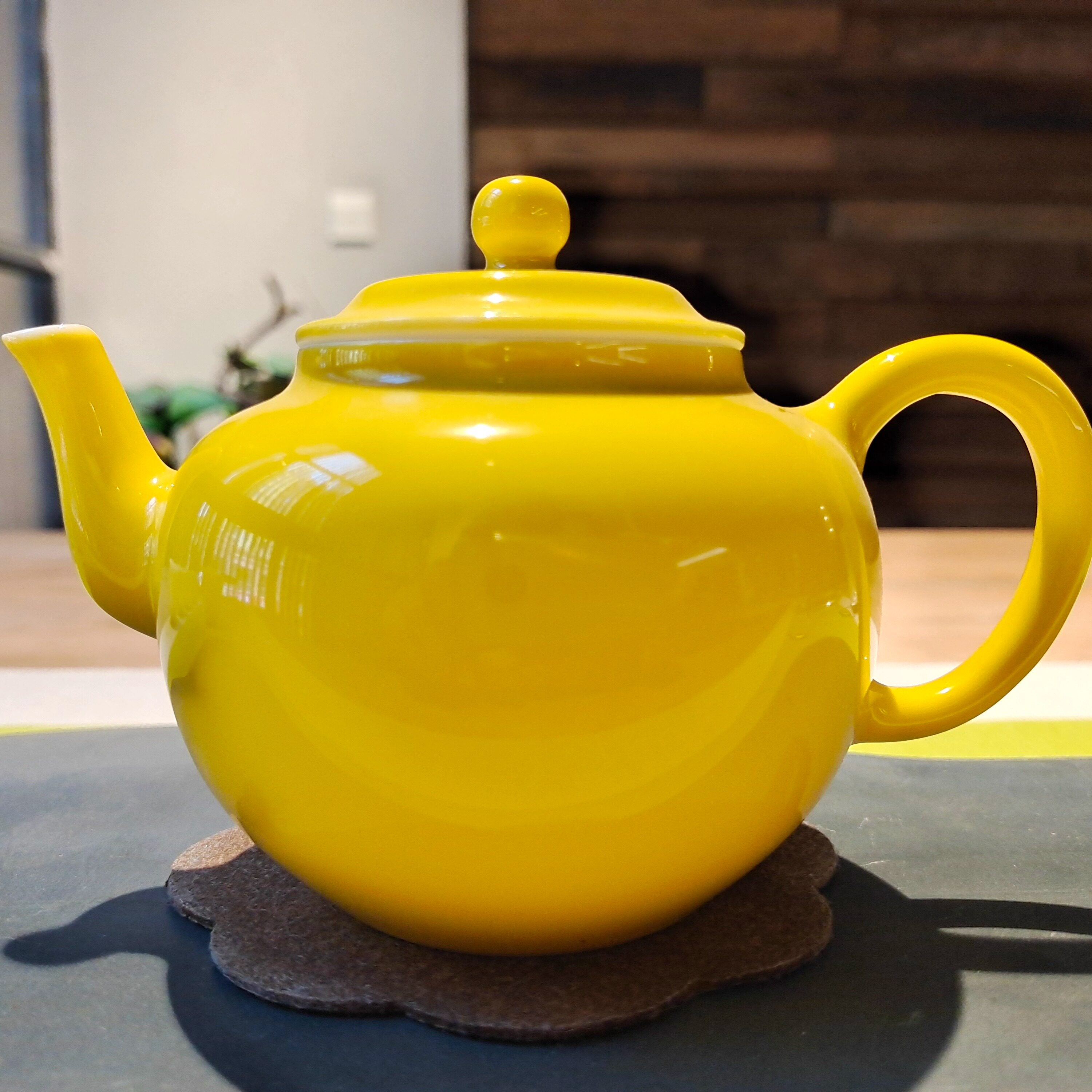 三沐 台湾自慢堂 黄色清新茶壶 功夫茶具 功夫茶器清仓